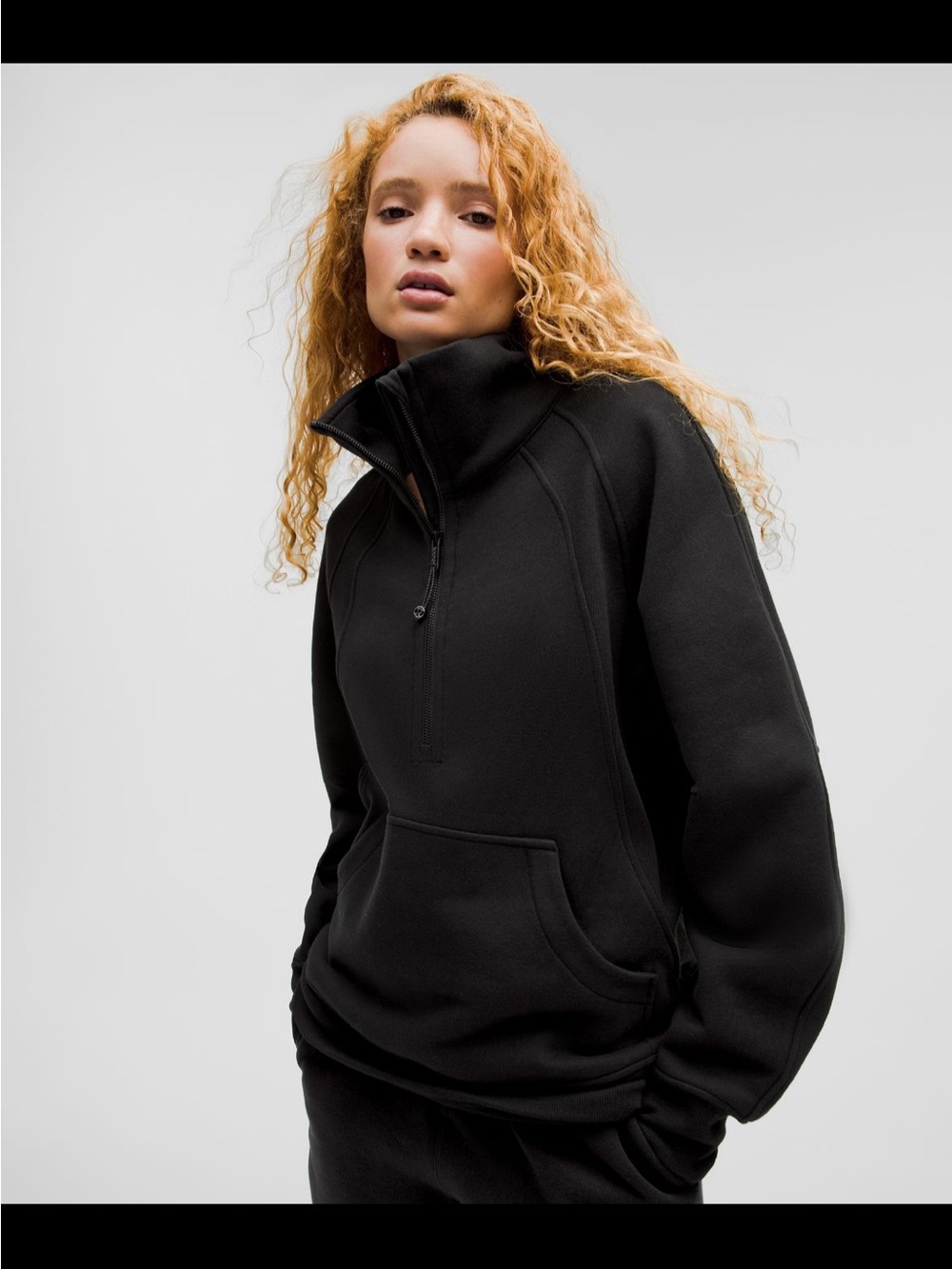 NWT W’s Lululemon Scuba Oversized Funnel Neck Half Zip